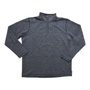 NEW Men's GAP Mock Neck Zip Pullover Sweater Midnight XXL